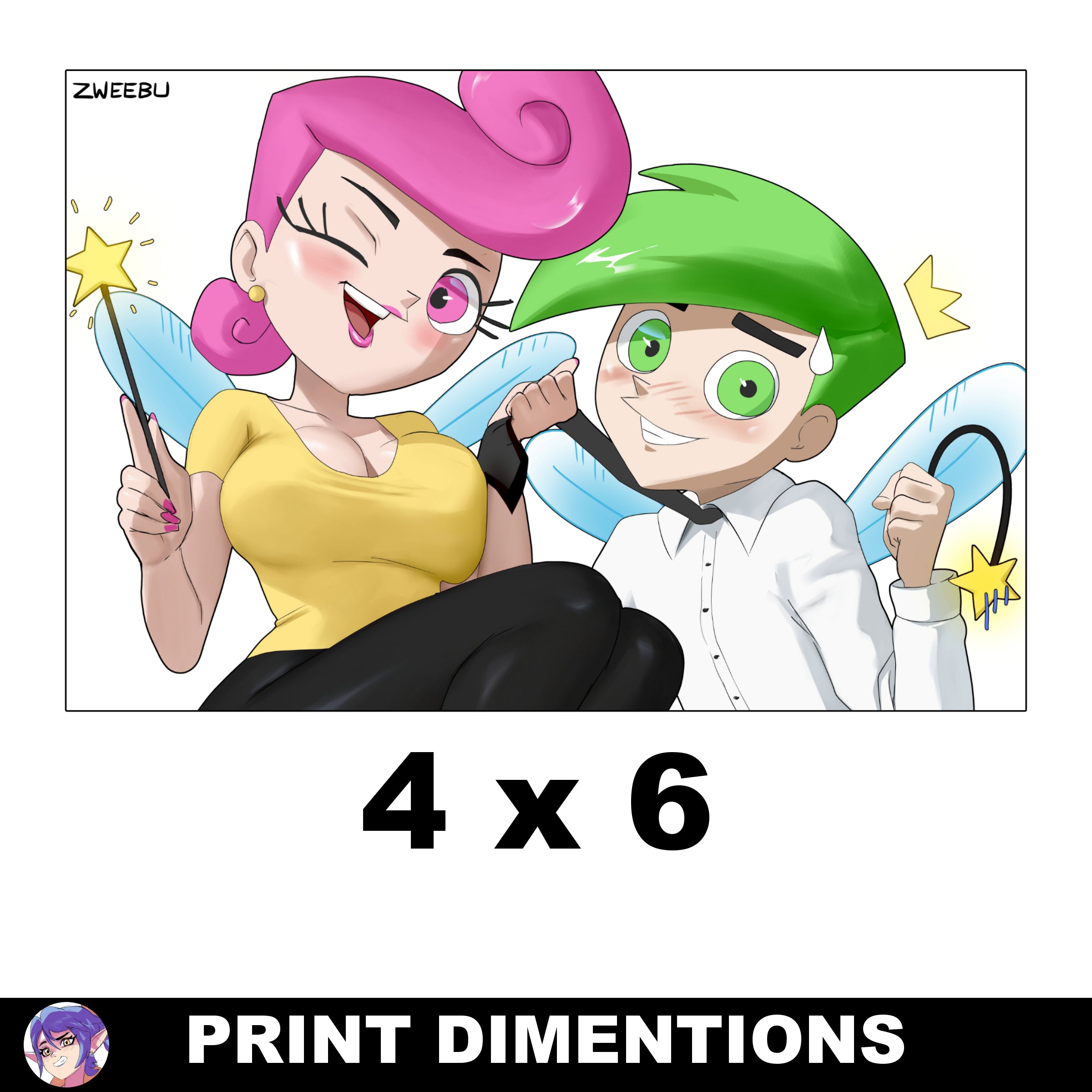 Cosmo & Wanda Print