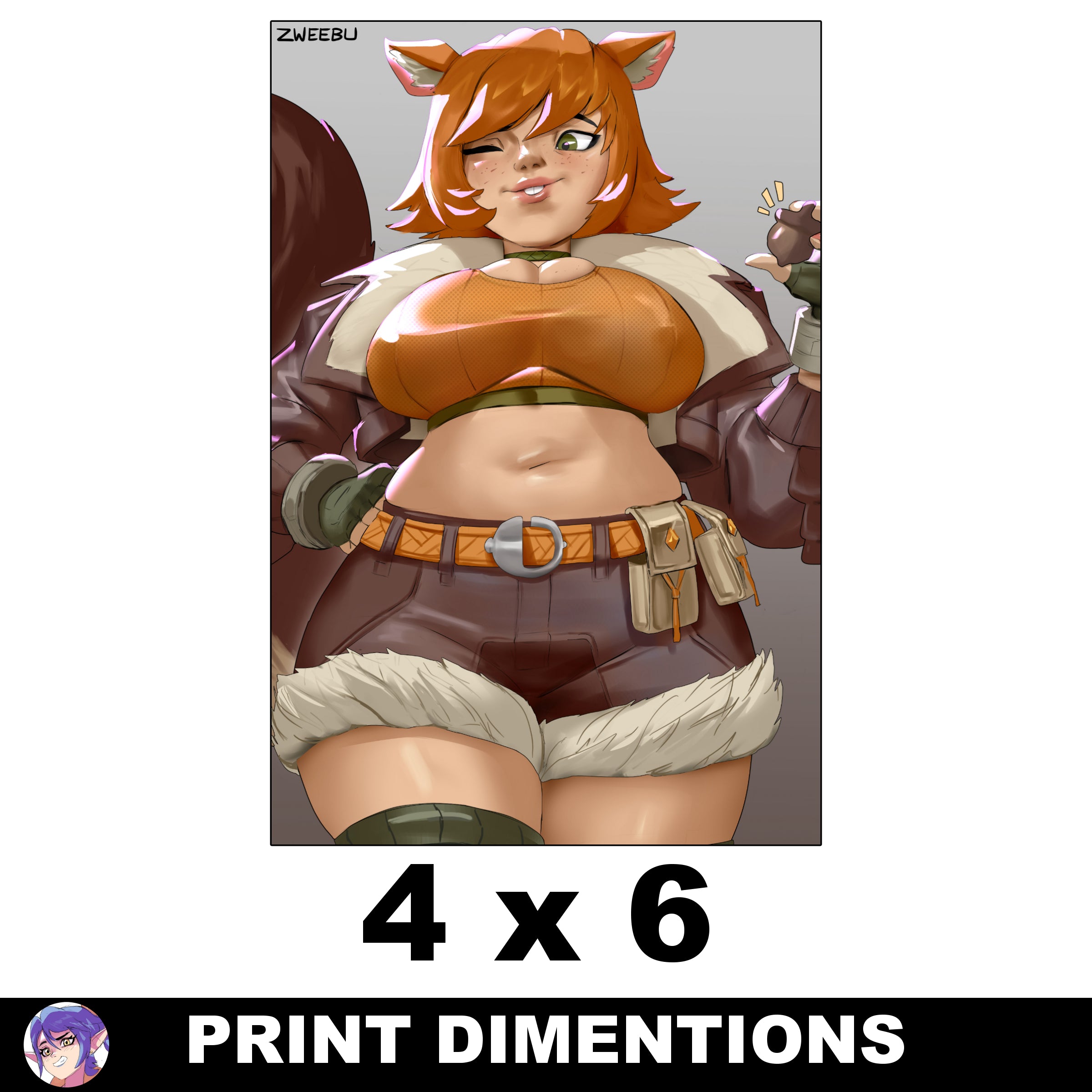 Squirrel Girl Print