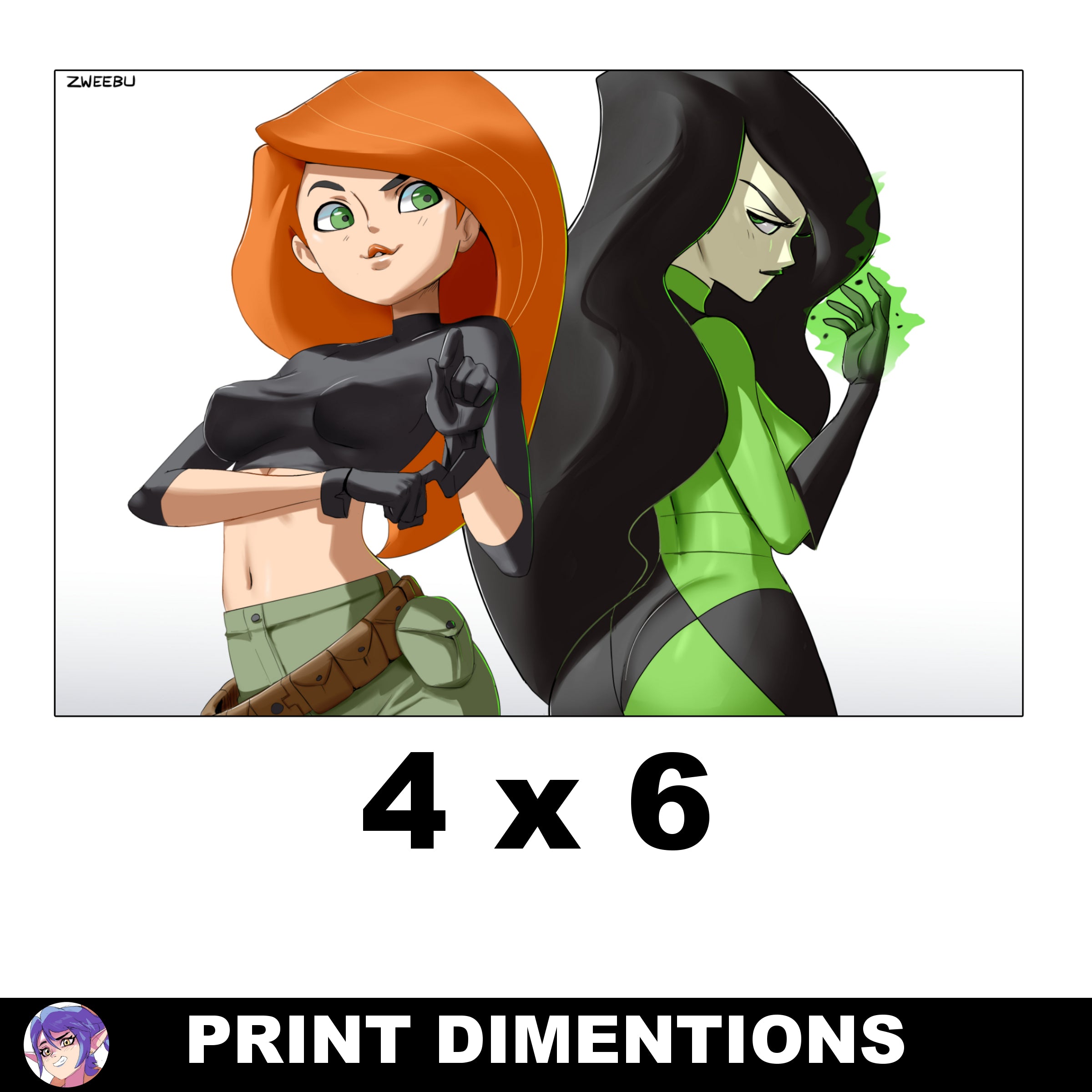 Kim & Shego Print