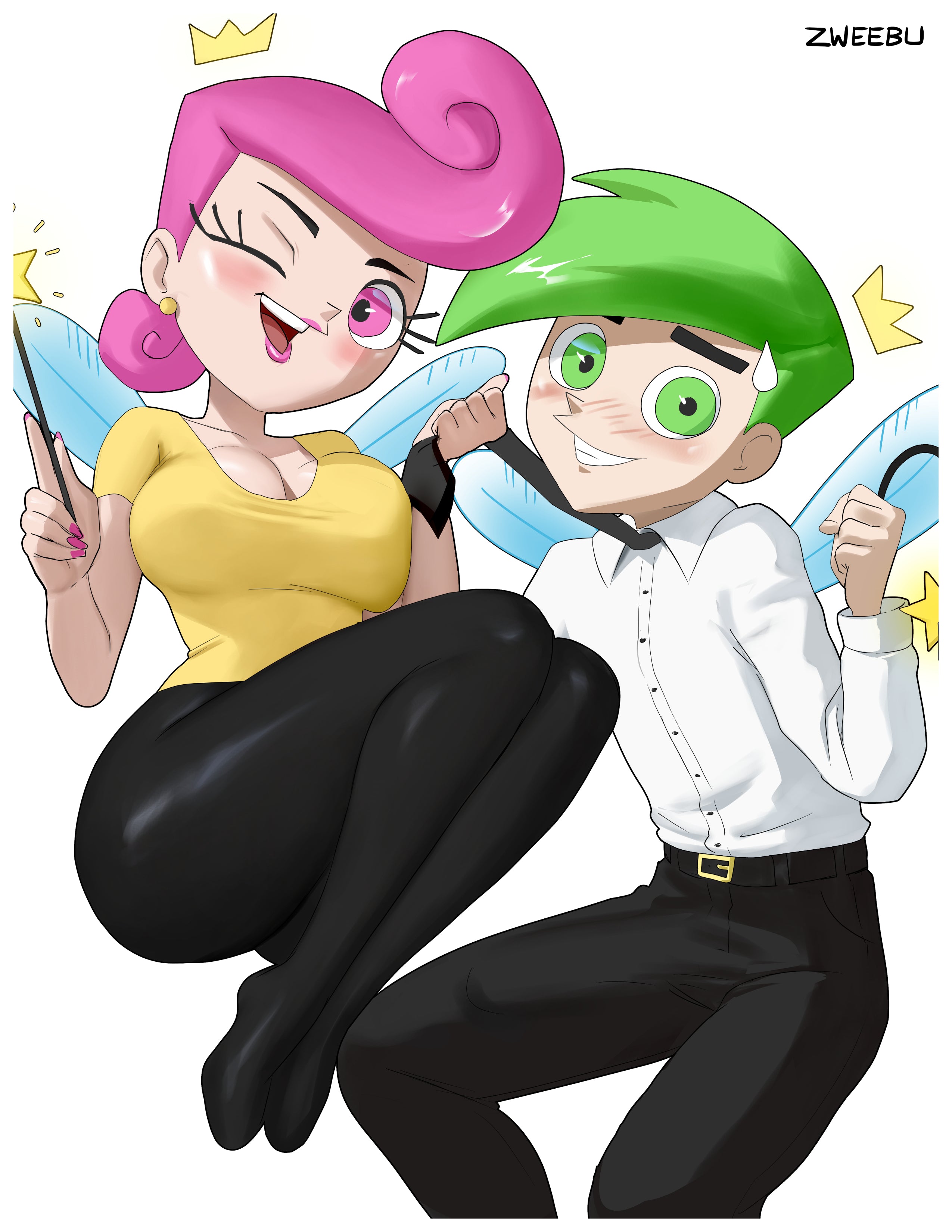Cosmo & Wanda Print