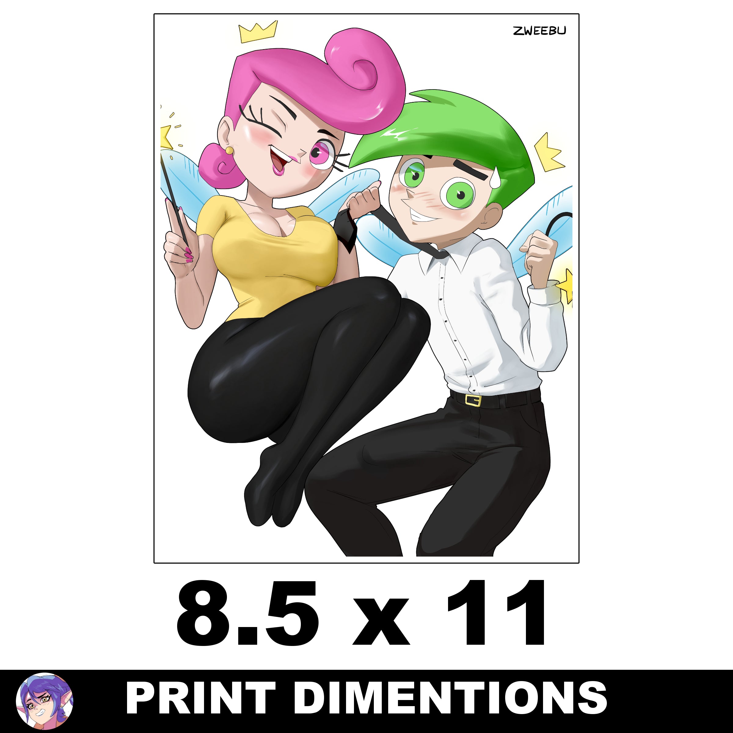 Cosmo & Wanda Print
