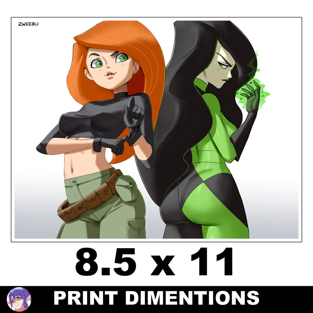 Kim & Shego Print