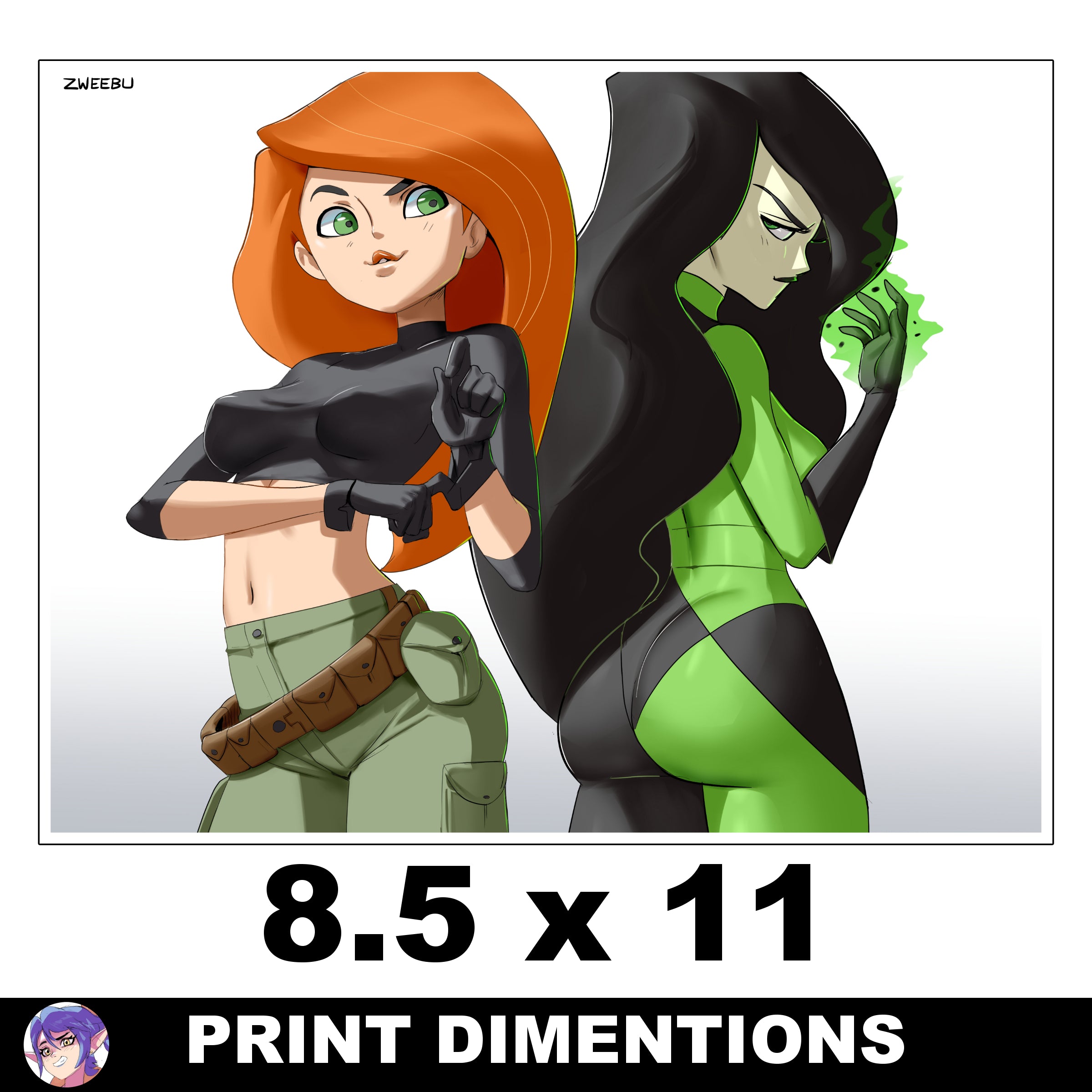 Kim & Shego Print
